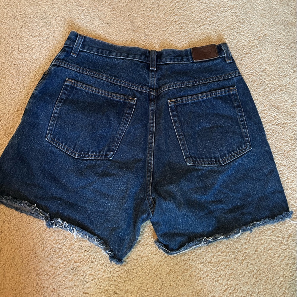 L.L. Bean High Waisted Jean Short - Picture 2 of 6